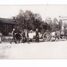 VANHA Valokuva Upseerin Hautajaiset Tykki ym Viipuri 1930 - pikkukuva 1