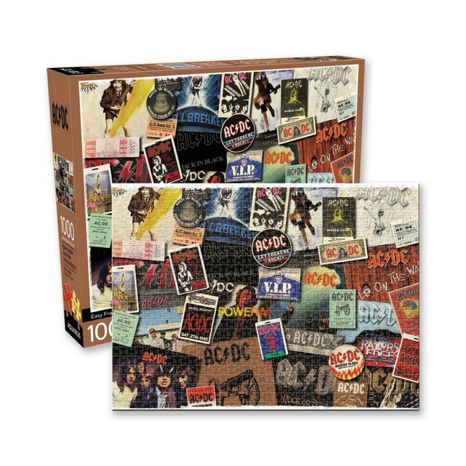 AC/DC ALBUMS 1000 JIGSAW	(31 071)	palapeli, 51cm x 71cm