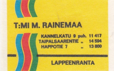 Lappeenranta, T;mi M. Rainemaa    b352