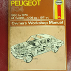 Peugeot 504 vm. 1968-1979 korjausopas - pikkukuva 1