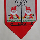 Vintage joulutaulu - tontut ja kynttelikkö - pikkukuva 2