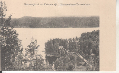 Hämeenlinna katumajärvi vanha kortti