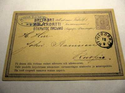1877 Viipuri Herman Oldenburg ehiö Kuopioon