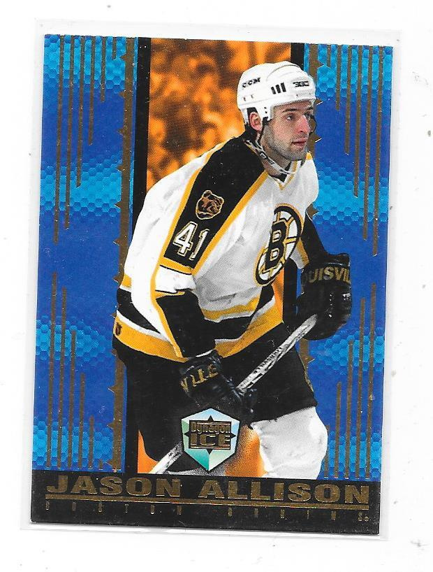 1998-99 Pacific Dynagon Ice #7 Jason Allison , Boston Bruins