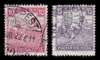 Unkari 186-7 o Viikatemies valk.arvonumeo (1916)