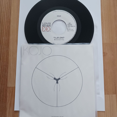 Kojo – I'll Go Crazy 7" ps orig 1979 Love Records uusi!!
