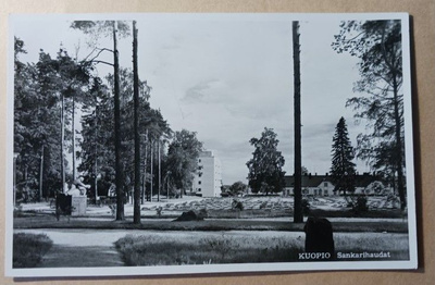 Kuopio, sankarihaudat, ympäristöä, mv vkpk, ei p.
