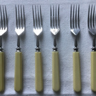 Fiskars aterimet | haarukat + veitset | vanhat - pikkukuva 2