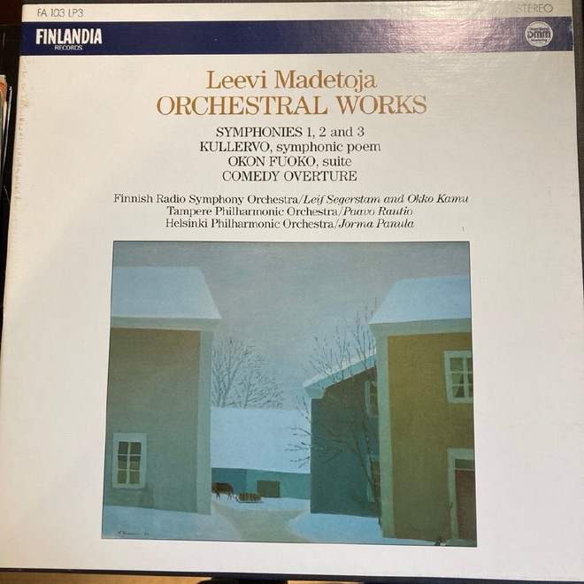 Madetoja - Orchestral Works (FIN/1985) 3LP
