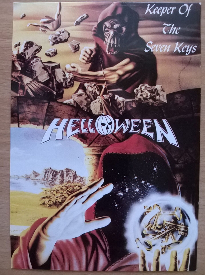 Helloween Keeper Of The Seven Keys postikortti