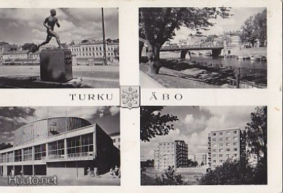 Turku sommitelmakortti mm: silta mv  p170