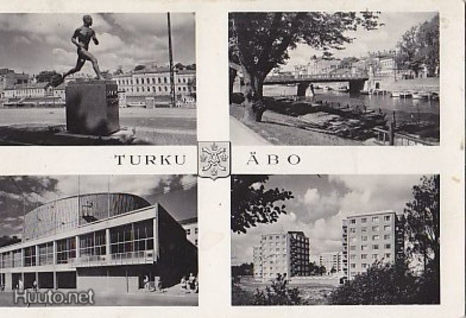 Turku sommitelmakortti mm: silta mv  p170