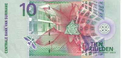 Surinam 10 guldenia