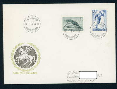 FDC 1958 F.I.S. Hiihdon MM-kilpailut Lahdessa