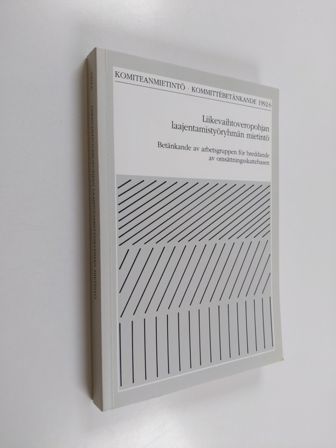 Liikevaihtoveropohjan laajentamistyöryhmän mietintö Betän...