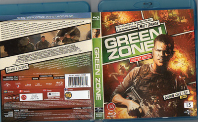 Green Zone (24 238) k -FI- BLU-RAY nordic, limited comic