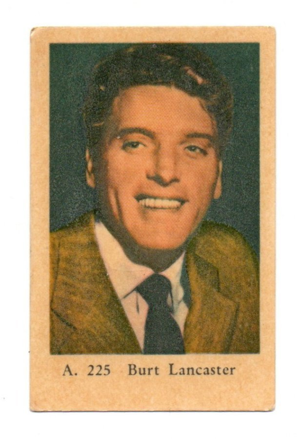 Purkkakuva A. n:o 225 Burt Lancaster Purukumikuva
