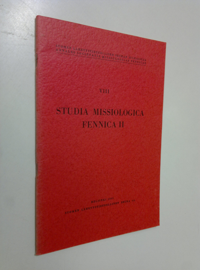 Studia missiologica Fennica 2