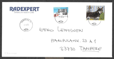Postilähetys -  (LAPE 674 + 1075) Tampere 10 1.6.1994