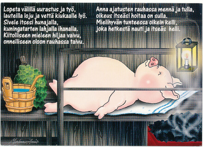 M-L ANSIO - Possu saunassa