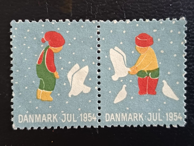 Tanska Joulumerkit 1954