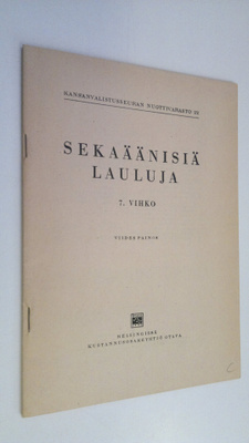 Sekaäänisiä lauluja 7. vihko
