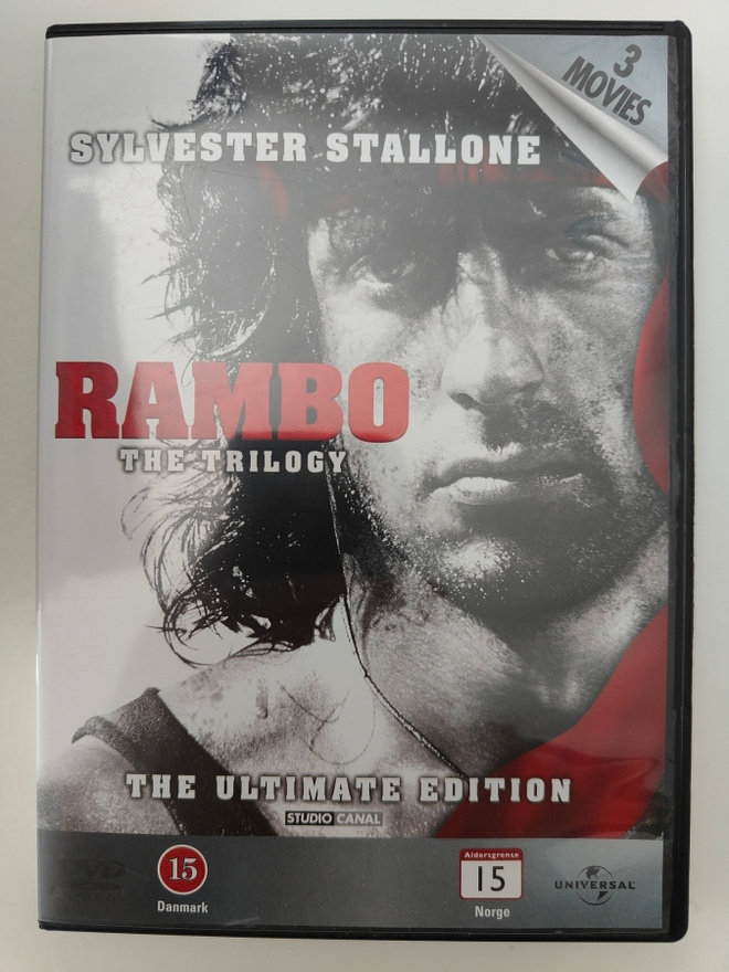 RAMBO, The Trilogy, 3-Leffaa - DVD