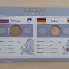 2€ 2013 Slovenia + Saksa Monetan erikois 2€-sarjaa UNC - pikkukuva 1