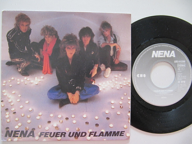 Nena  Feuer Und Flamme 7" sinkku