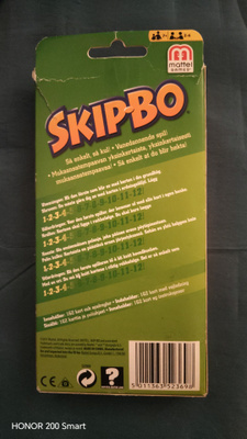 Skibbo -korttipeli ja pelejä on lasten ja vanha mallikin