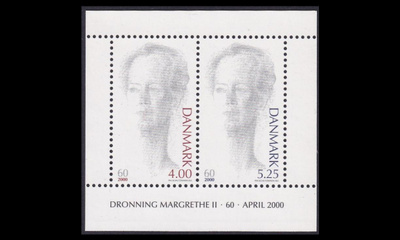Tanska 1238-9BL14 ** Kuningatar Margrethe II (2000)