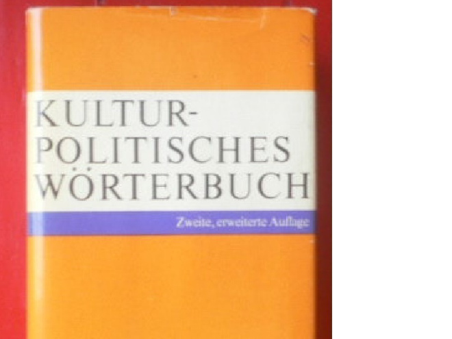 Kulturpolitisches Wörterbuch