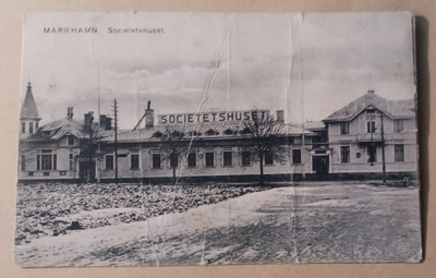 Åland, Mariehamn, Societetshuset, vanha mv pk, ei p.