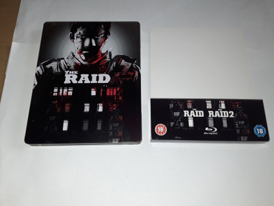 The Raid & The Raid 2 - UK Region B Blu-Ray (Steelbook)
