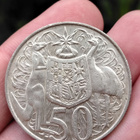 Australialainen 50 sentin hopeakolikko v. 1966 - pikkukuva 2