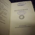 Eino Leino : Helkavirsiä ( 1 p. 1903 ) Ensimmäinen sarja - pikkukuva 1