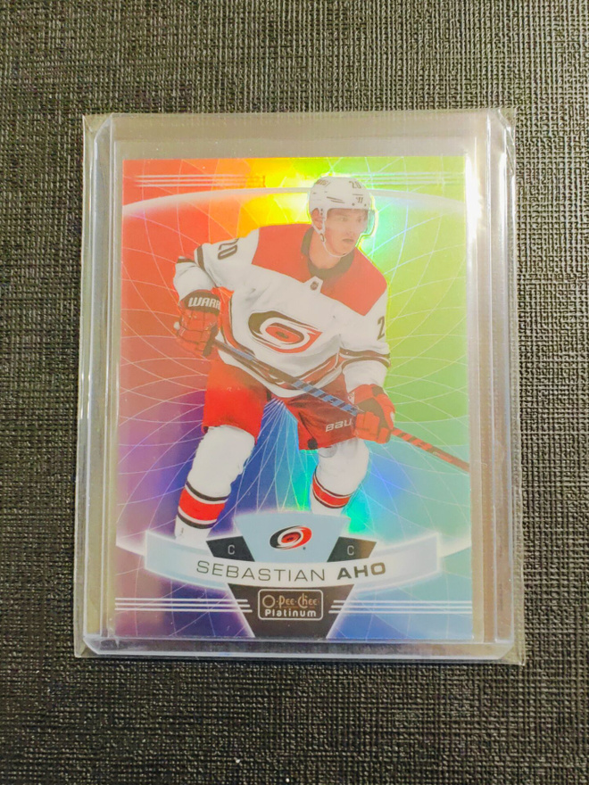 Sebastian Aho - 19-20 Opc Platinum Rainbow Color Wheel