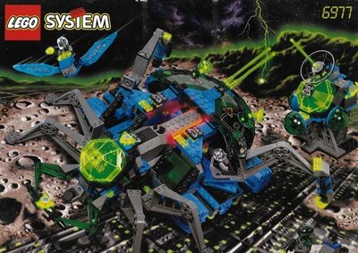 LEGO # SPACE # INSECTOIDS # 6977 : Arachnoid Star Base