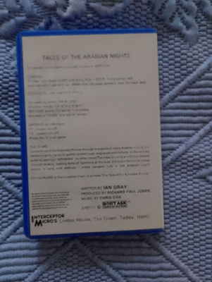 Tales of the Arabian Nights C64