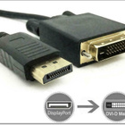 DisplayPort - DVI -monitorikaapeli, uros-uros, 1,8m #28337 - pikkukuva 1