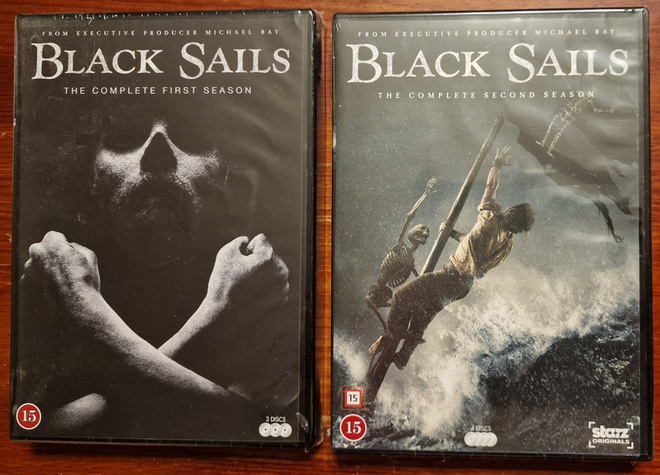 BLACK SAILS Kaudet 1 & 2 - Dvd boxit [Avaamattomat]