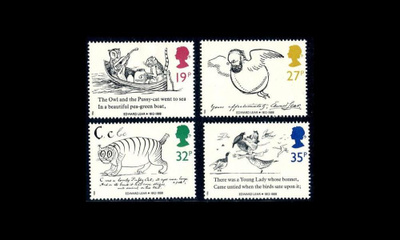 Iso-Britannia 1170-3 ** Edward Lear. runoilija ja maalari (1