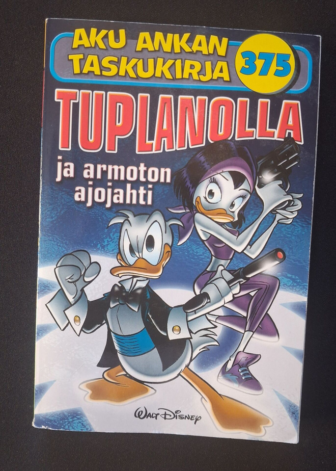 Aku Ankan taskukirja 375 Tuplanolla ja armoton ajojahti
