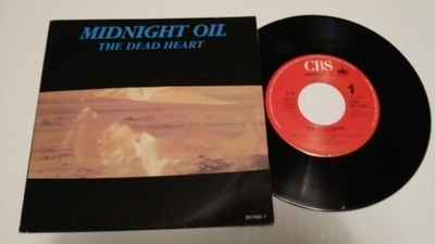 Midnight Oil The Dead Heart 7" sinkku