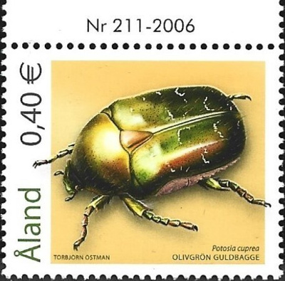 Åla 2006 Kovakuoriaisia 0,40 € välilöpari numero ** LaPe 259