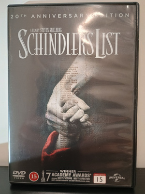 SCHINDLER'S LIST DVD