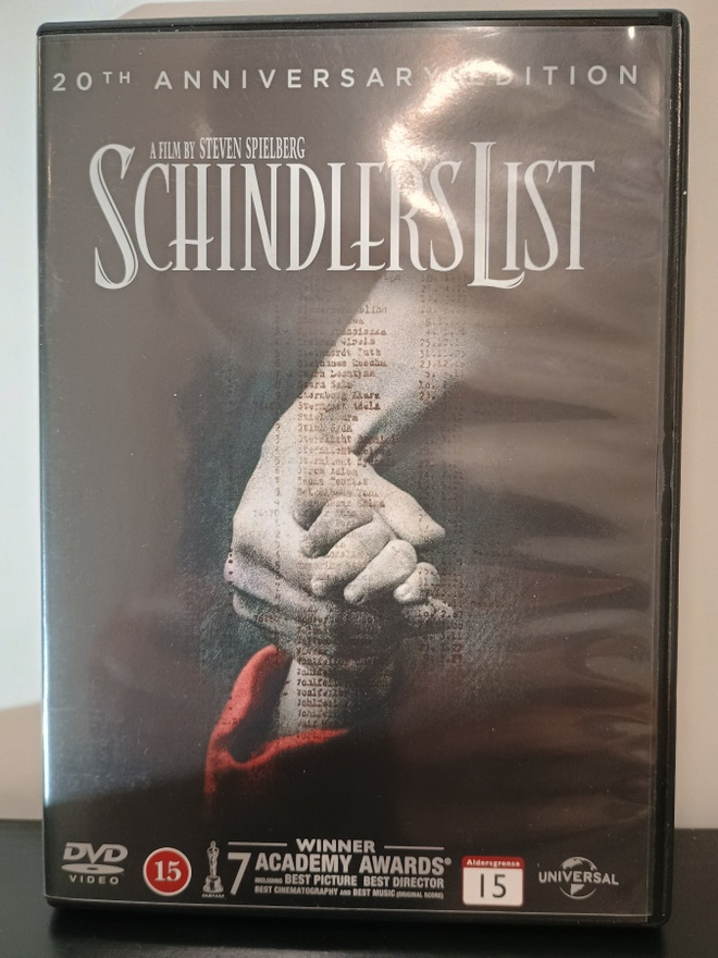 SCHINDLER'S LIST DVD