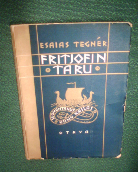 Tegner FRITJOFIN TARU ( 1 p. 1932 ) Sis.pk:t