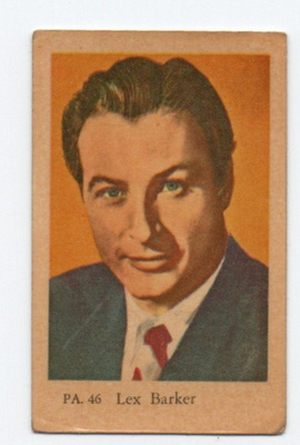 Purkkakuva PA n:o 46 LEX BARKER Purukumikuva