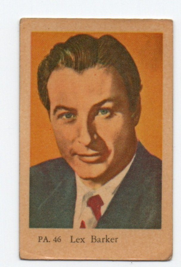 Purkkakuva PA n:o 46 LEX BARKER Purukumikuva